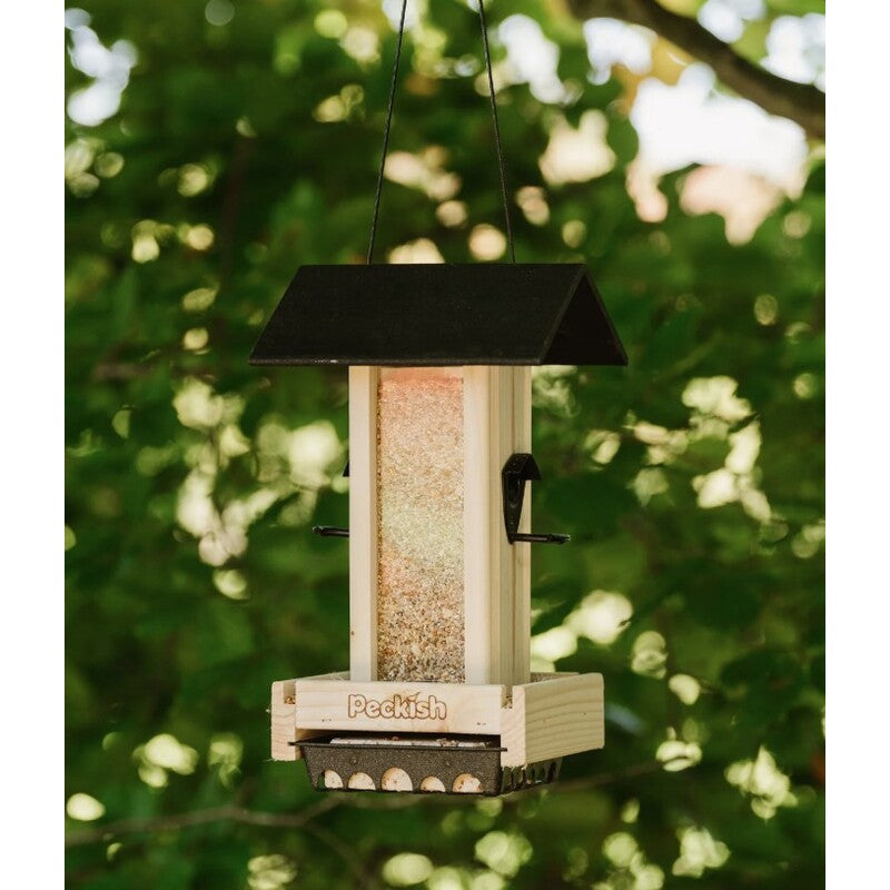 Peckish Woodland Feast Seed & Suet Cake Tower Feeder