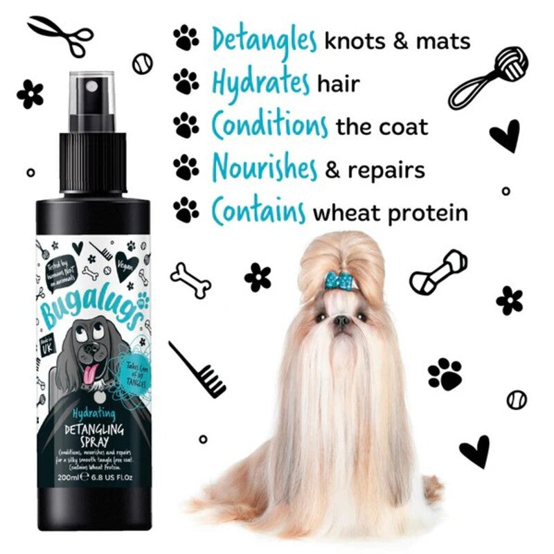 Bugalugs Hydrating Detangling Dog Spray 200ml