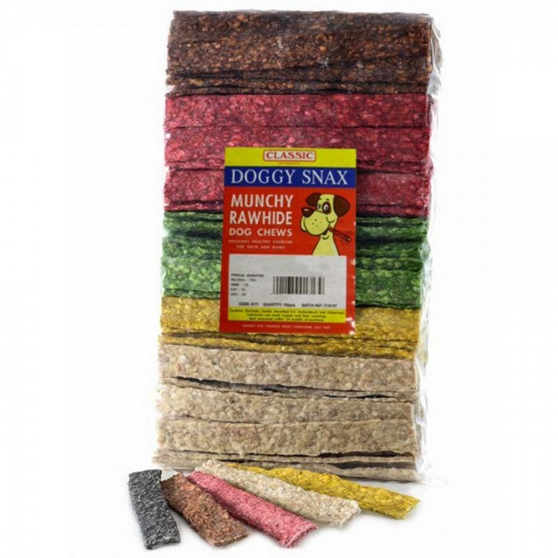 Classic Munchy Flats Assorted Dog Treat 17cm x 100
