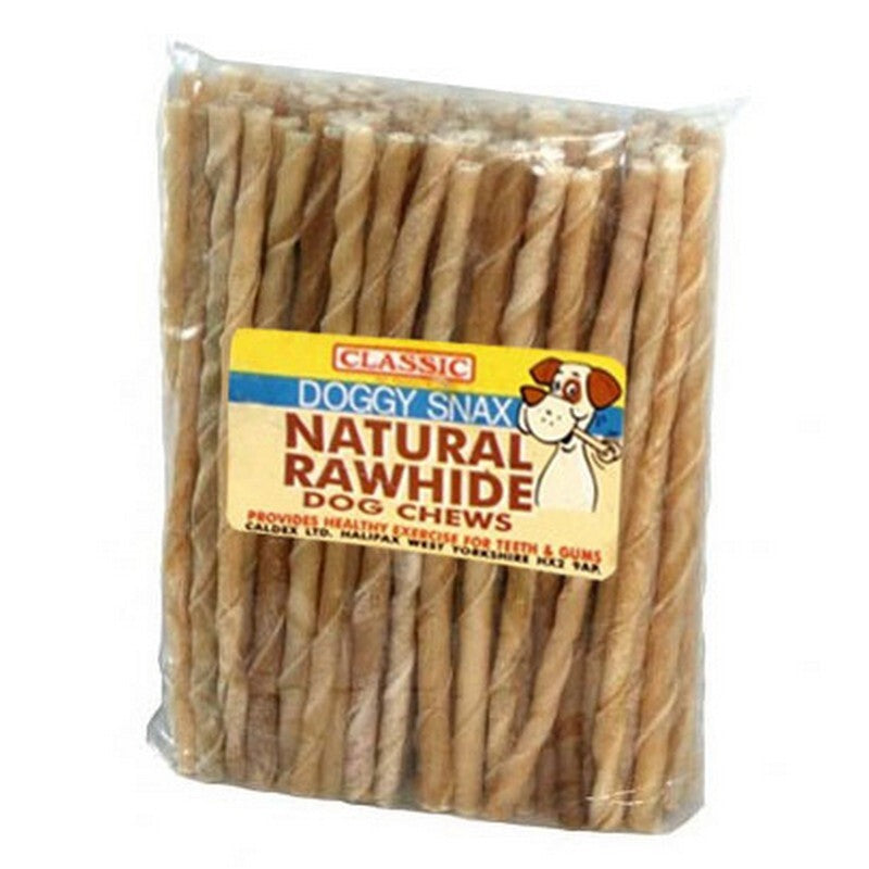 Classic Rawhide Twists 13cm x 100 9-10mm