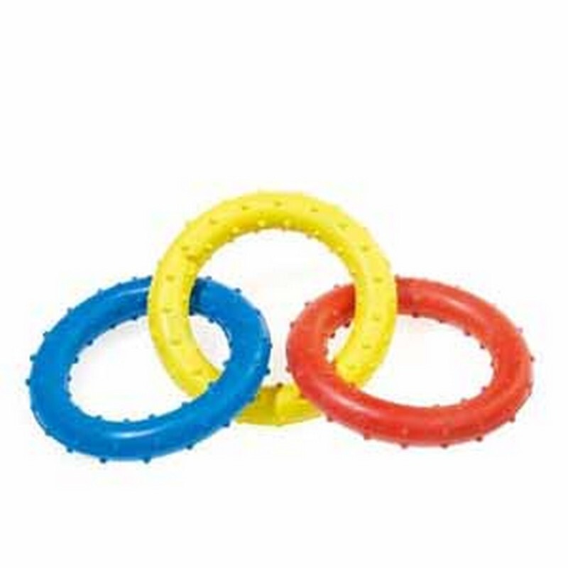 Classic Triple Ring Rubber Tug 190mm x 6