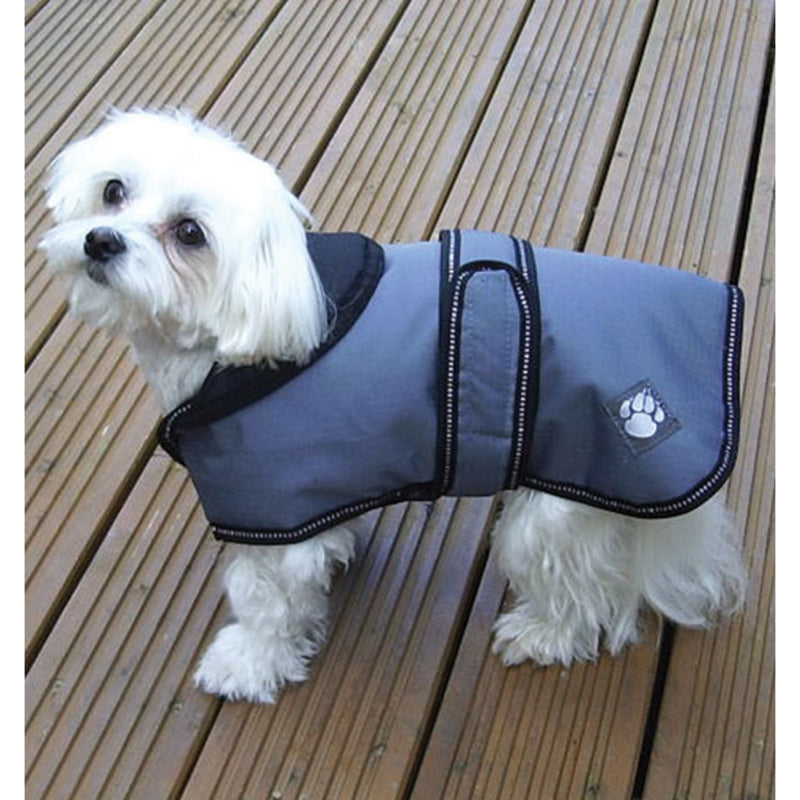 DD Luxury Dog Coat Dusty Blue 26 i