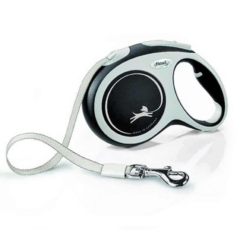 Flexi Comfort Tape Dog Lead Large Black 5m
