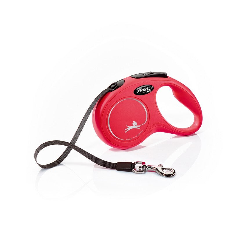 Flexi Classic Tape Dog Lead Small Red 5m
