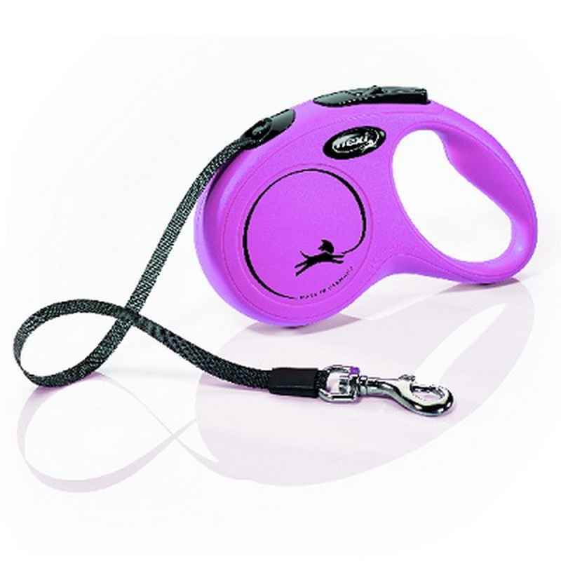 Flexi Classic Tape Dog Lead Small Pink 5m