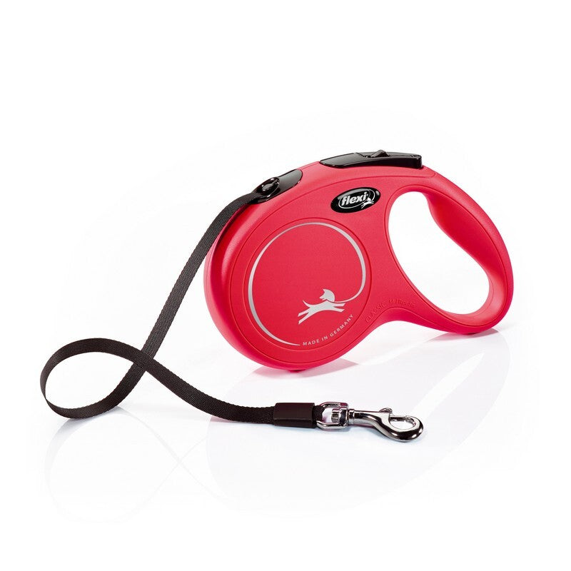 Flexi Classic Tape Dog Lead Medium Red 5m