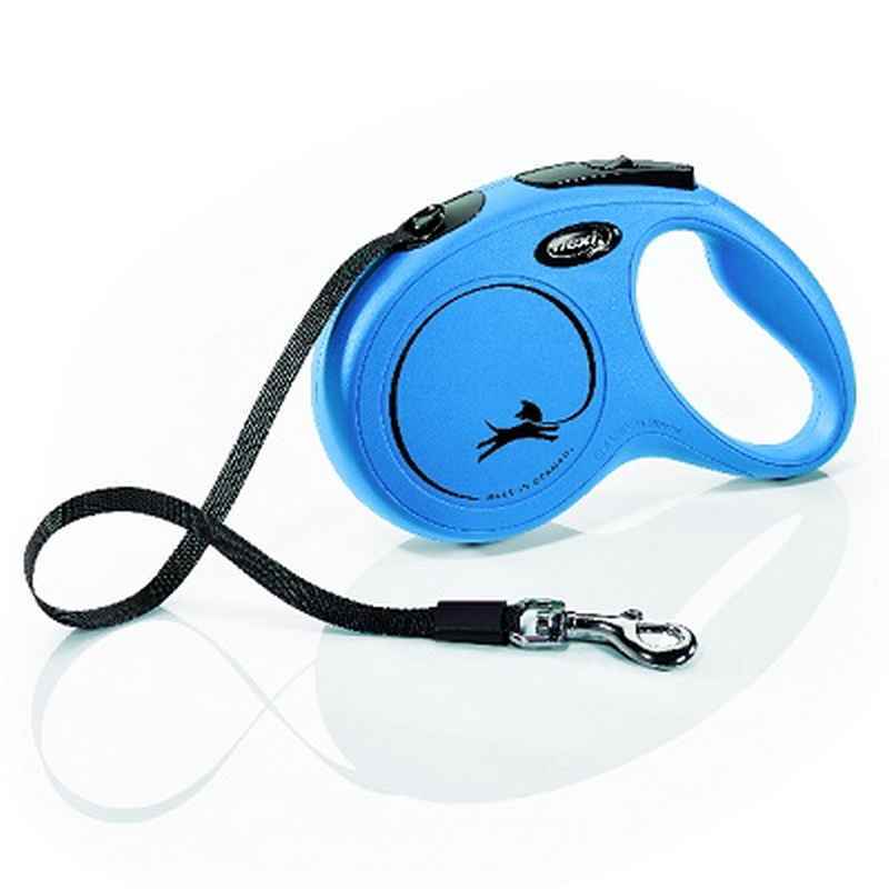 Flexi Classic Tape Dog Lead Medium Blue 5m
