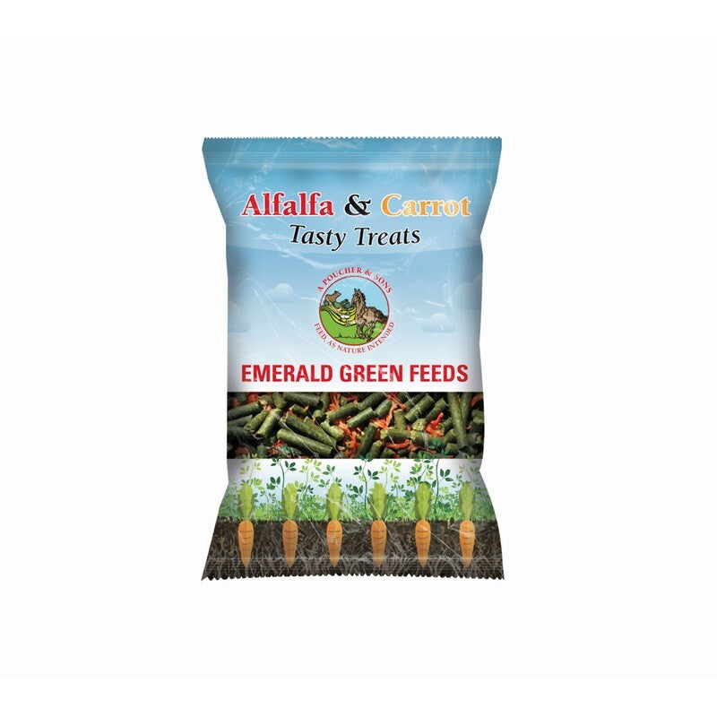 Emerald Green Alfalfa & Carrot Tasty Treats 290g