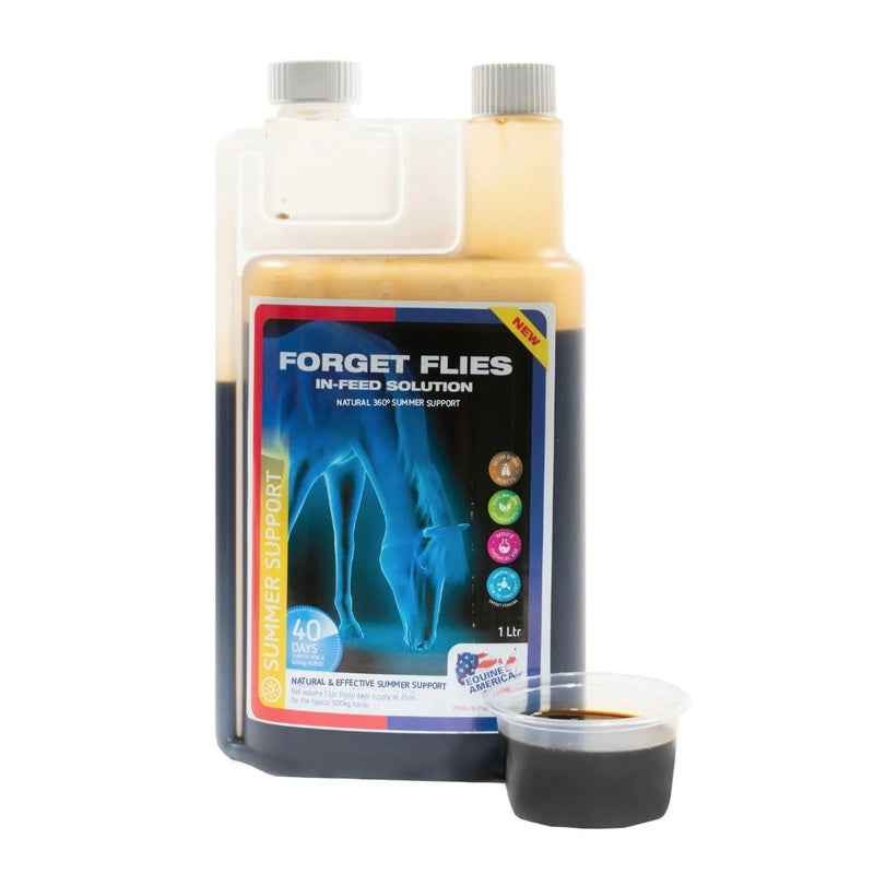 Equine America Forget Flies In-Feed Solution 1L