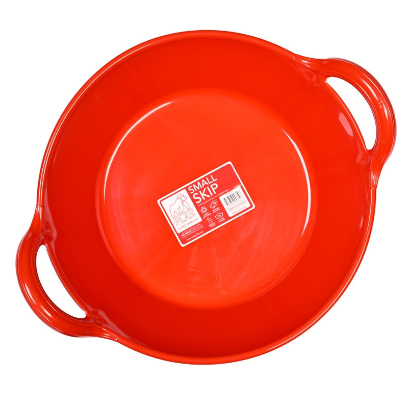 Red Gorilla Plas Skip Small Red 11L