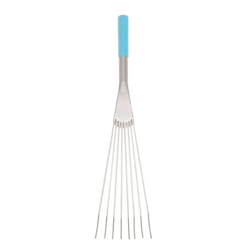 Red Gorilla Big Tidee Metal Short Handle Rake Sky Blue Only