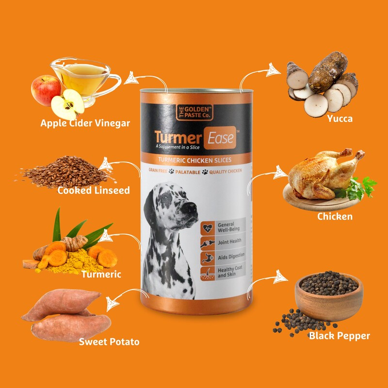 Golden Paste TurmerEase Turmeric Chicken Slices 230 pieces 300g
