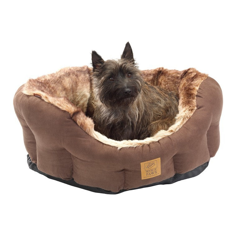 House of Paws Arctic Fox Snuggle Bed Small