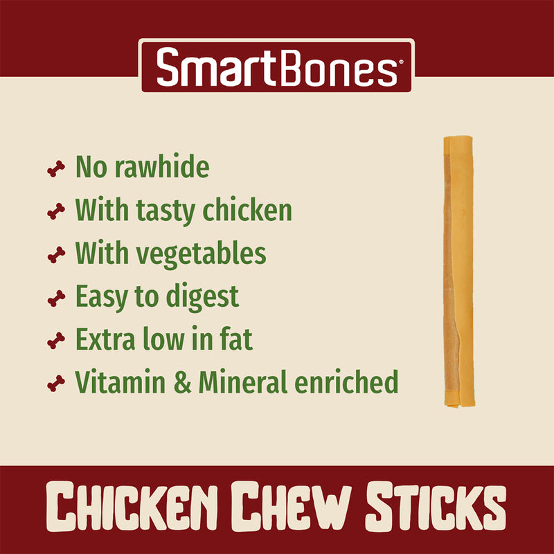 SmartSticks Chicken Dog Treats 10 x 10 Pieces