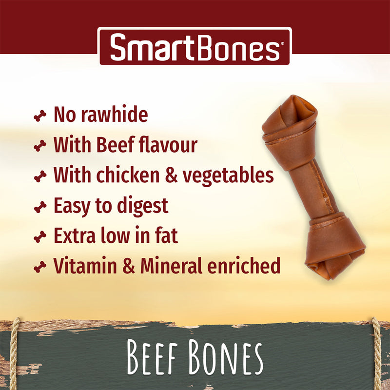SmartBones Beef Medium Dog Treats 8 x 2 Pieces