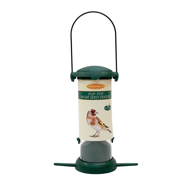 JJ Flip Top Niger Feeder 20cm