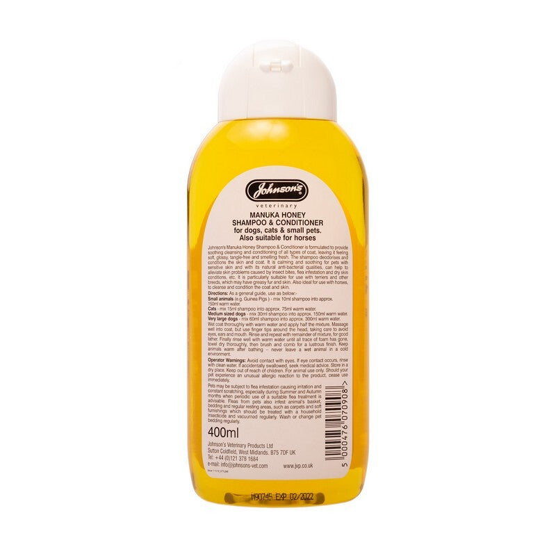 JVP Manuka Honey 2 in 1 Shampoo 400ml