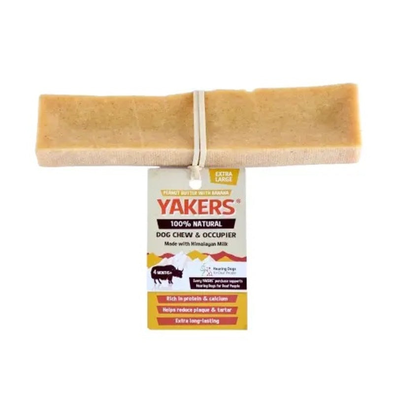Yakers Peanut Butter & Banana Dog Chew Extra Large