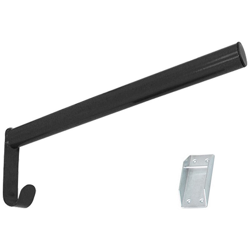 Folding Pole Saddle Rack Black