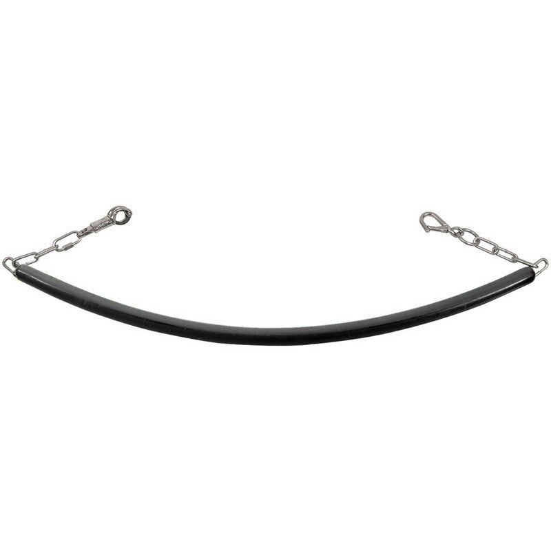 Rubber Stall Chain with Clips - Black