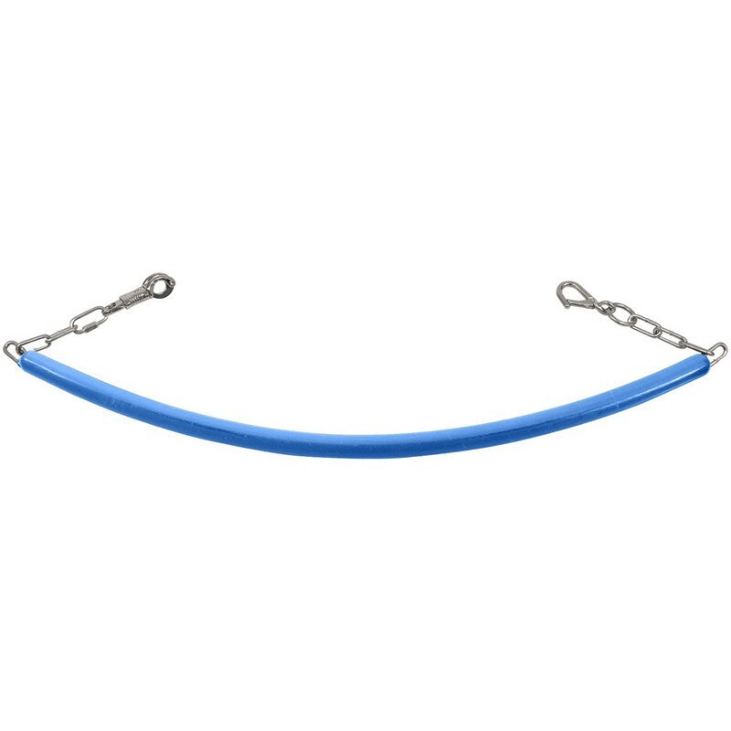 Rubber Stall Chain with Clips - Blue