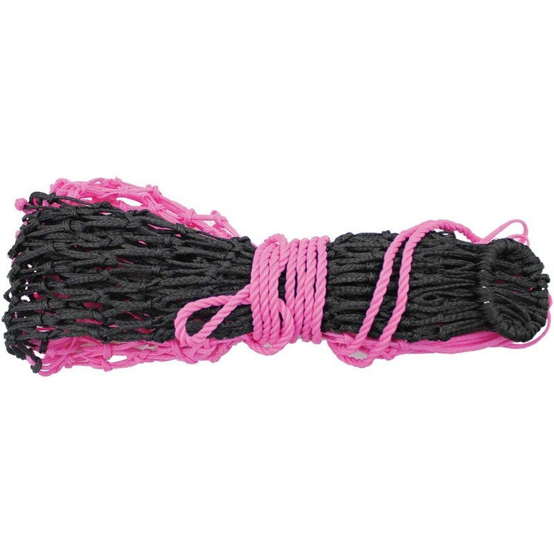 Large Mesh Polypropylene Hay Net Pink & Black
