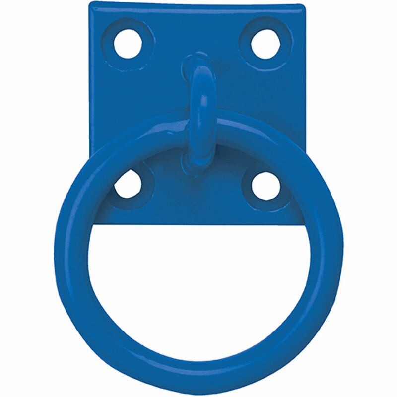 Tie Ring on Plate Blue x 10