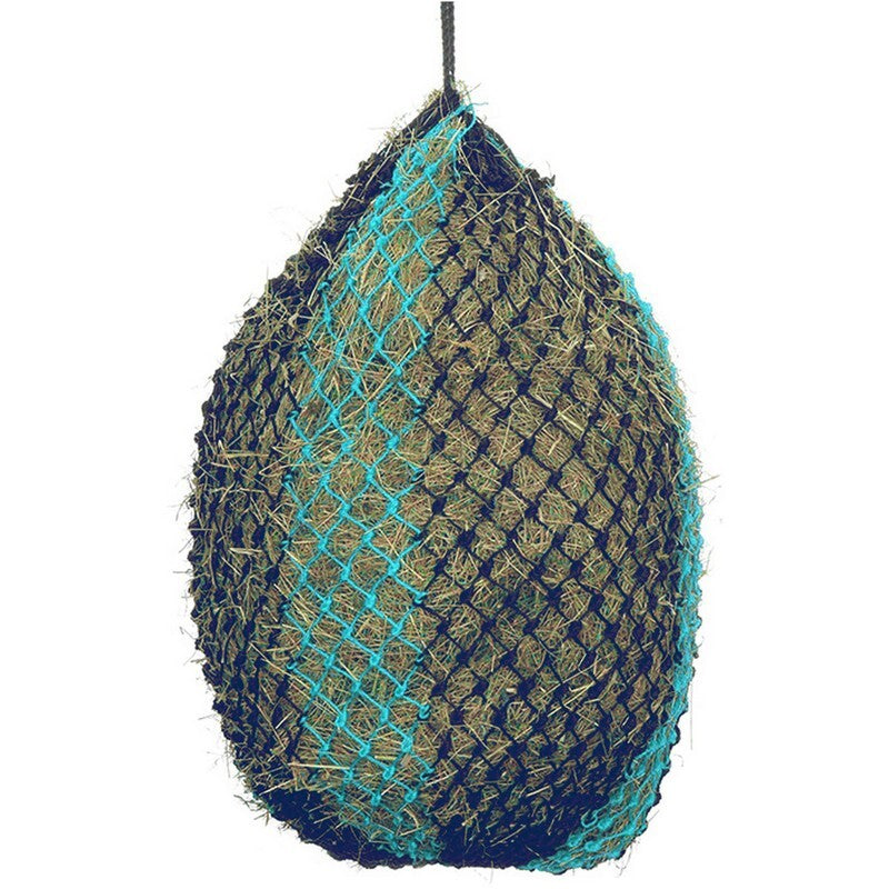 Deluxe Polypropylene Hay Net 50 Large Navy/Aqua