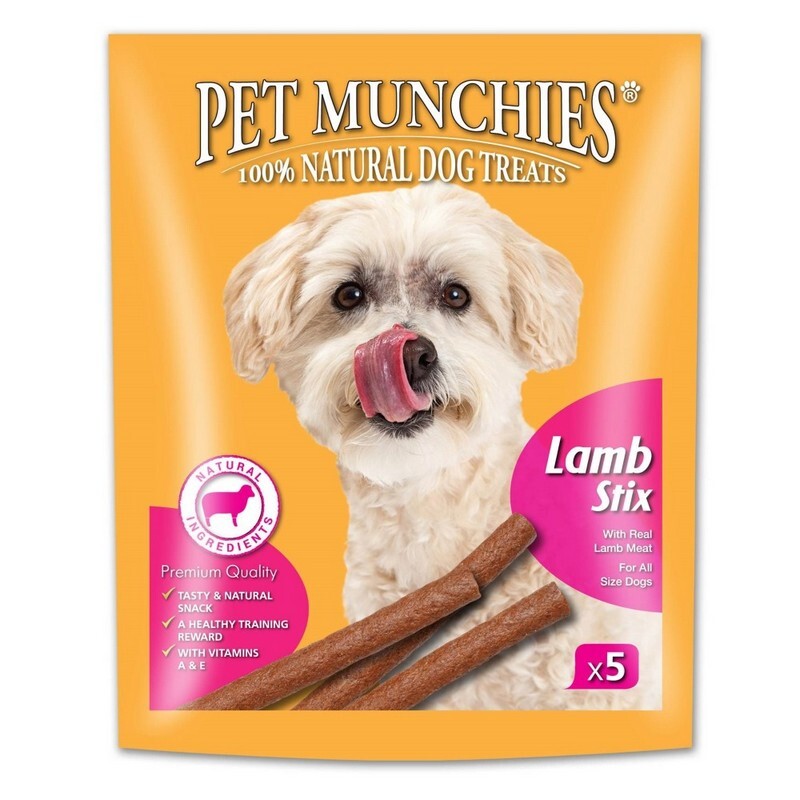 Pet Munchies Lamb Stix Dog Treats 50g x 10