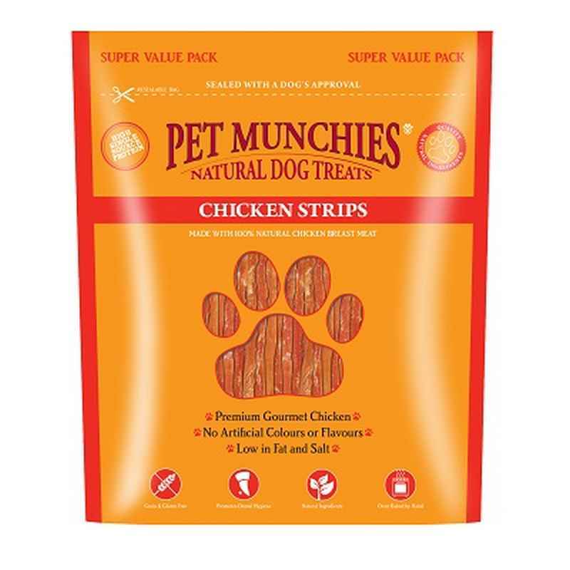 Pet Munchies Dog Treat Chicken Strips 320g x 3