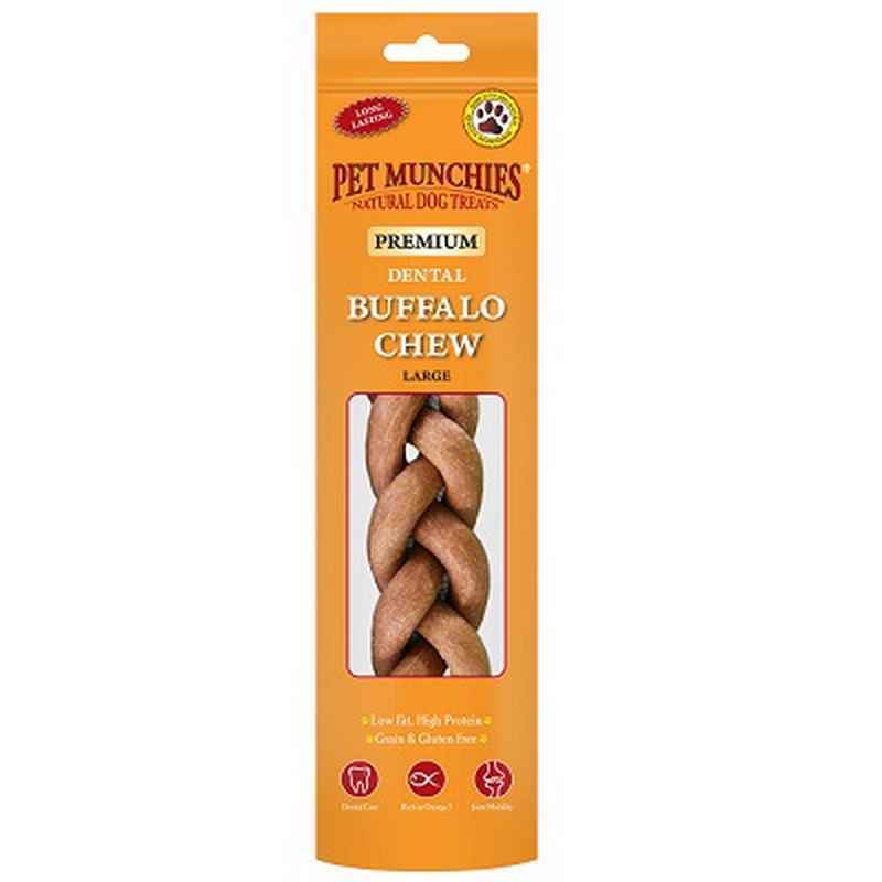 Pet Munchies Buffalo Dental Chew Large 90g x 8
