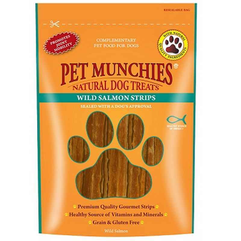 Pet Munchies Wild Salmon Strips 80g x 8