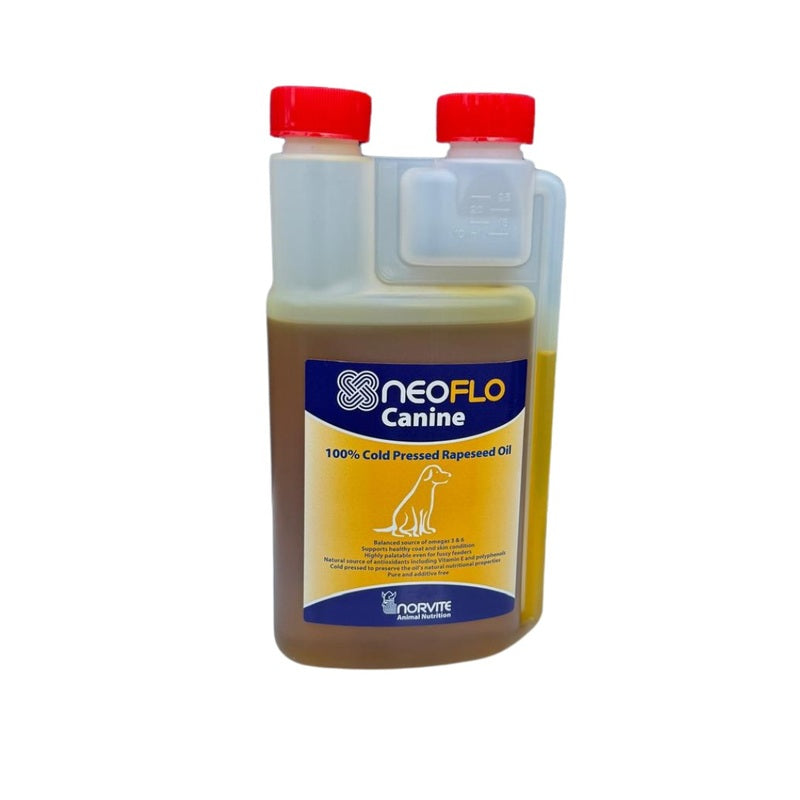 NEOflo Canine Cold Pressed Rapeseed Oil 500 ml