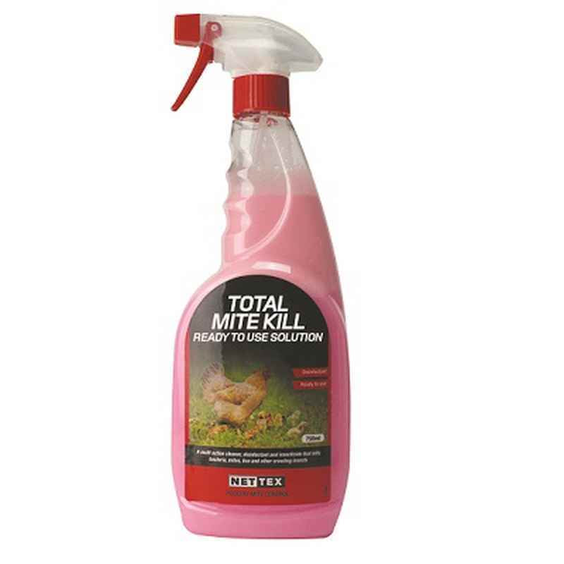 Net-Tex Total Mite Kill Liquid Spray 750ml