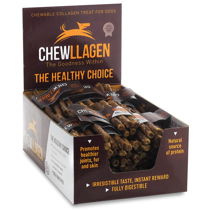 Chewllagen Mini Roll with Proper Beef 5 x 5 pack x 40