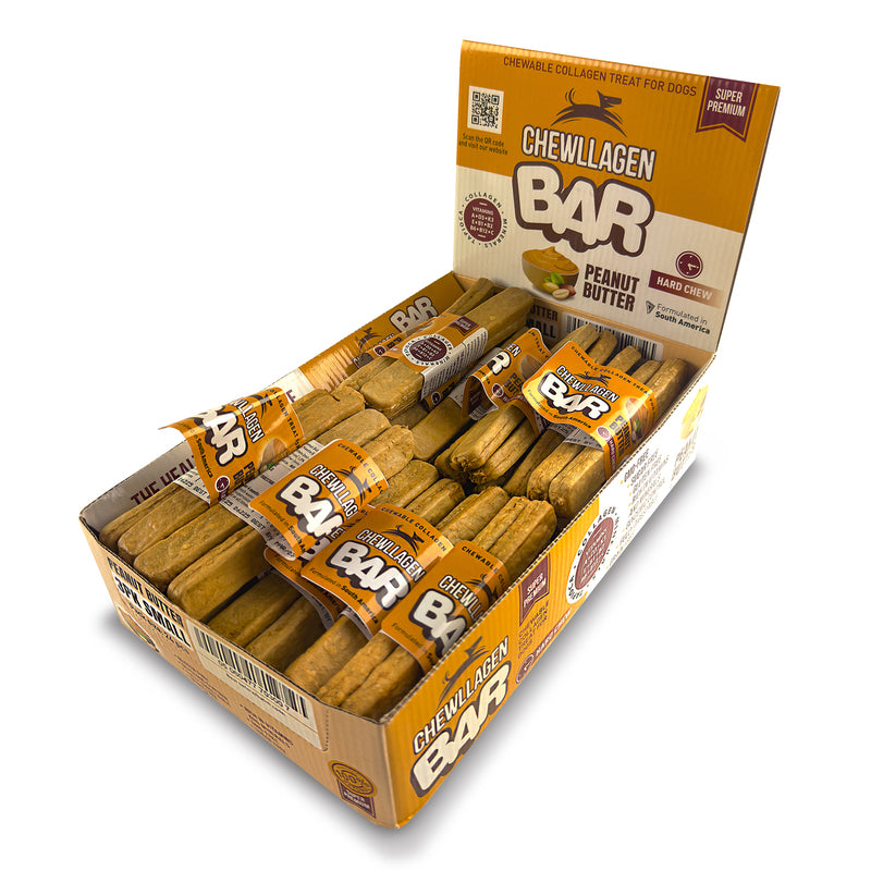 Chewllagen Bar Peanut Butter Small 3 pack x 24