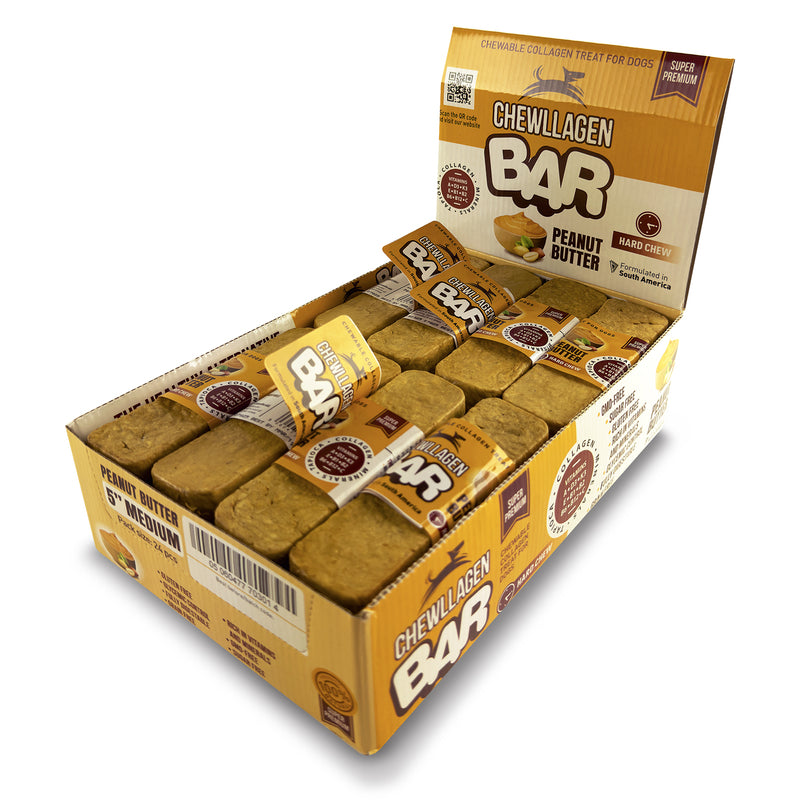 Chewllagen Bar Peanut Butter Medium 5 x 24
