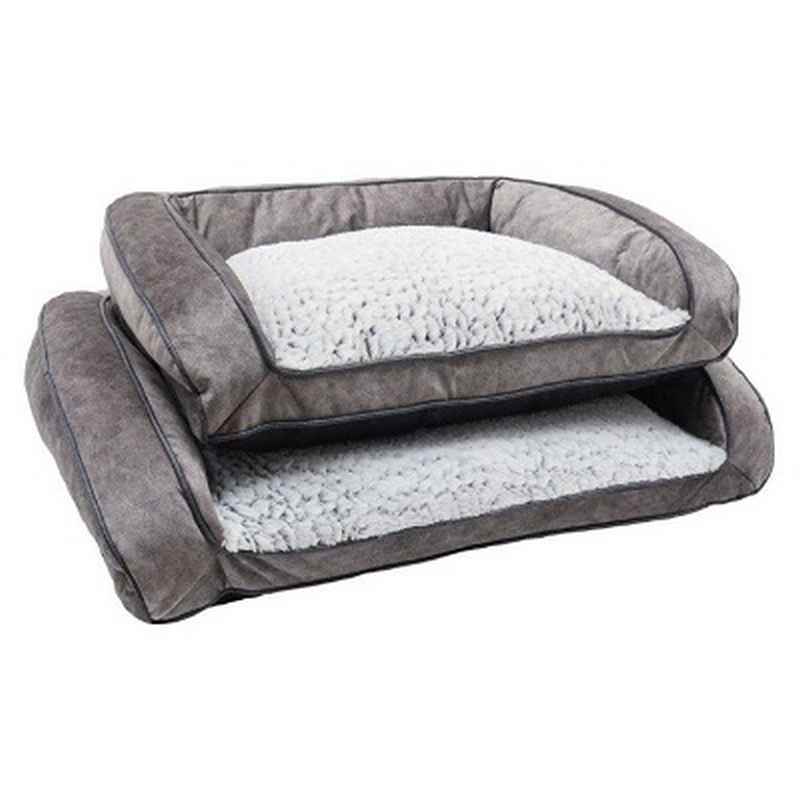 Rosewood Grey Luxury Plush Sofa Bed 74cm