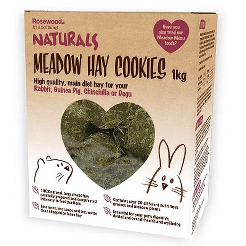 Rosewood Naturals Meadow Hay Cookies 1kg x 4