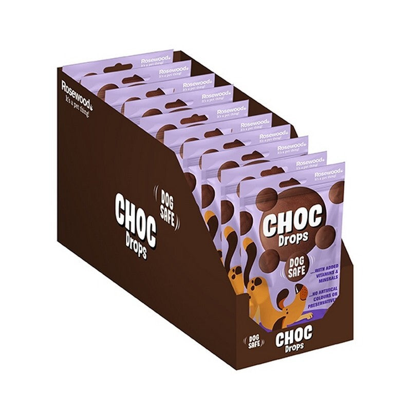 Rosewood Dog Choc Drops 200g x 10