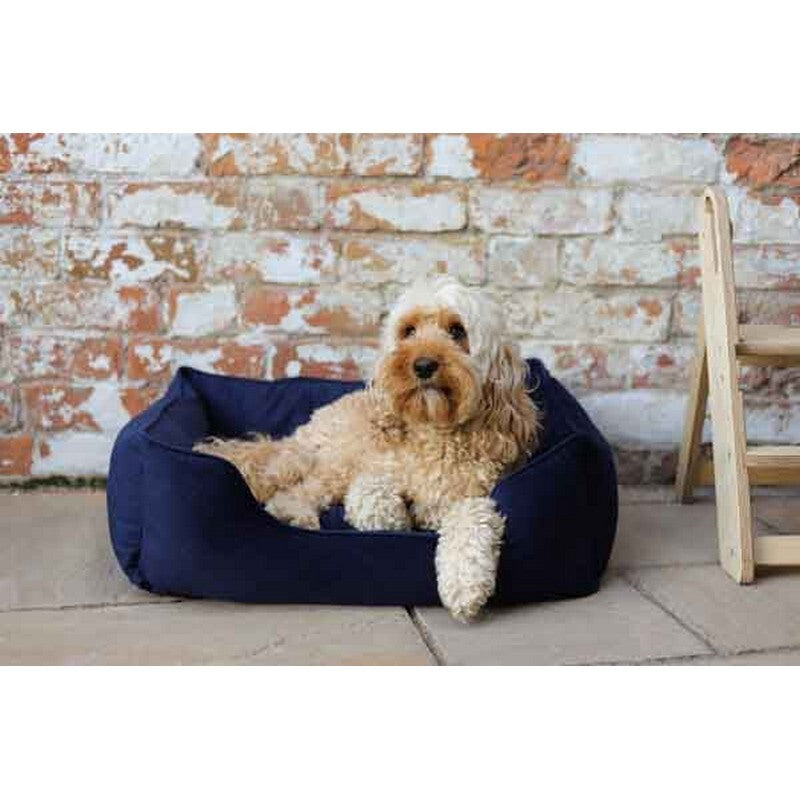 Rosewood 40 Winks Velvet Navy Box Bed Large