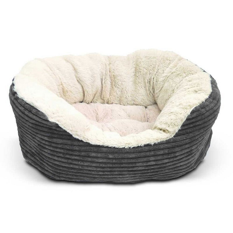 Rosewood 40 Winks Grey Cord Jumbo Bed 81cm