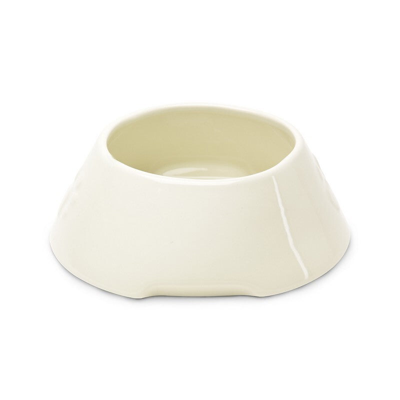 Scruffs Icon Cream Non Tip / Long Eared Dog Bowl 21cm