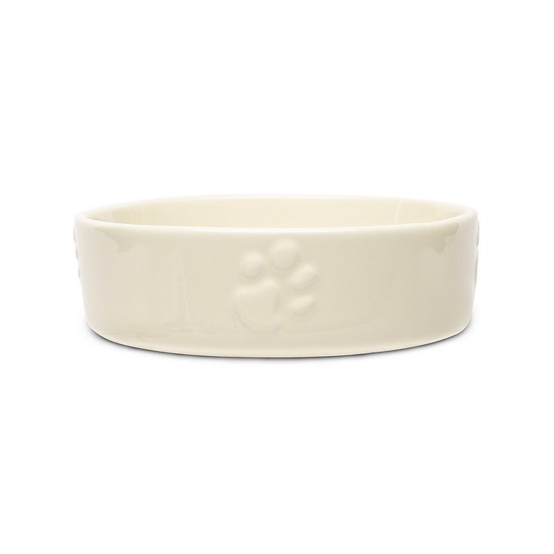 Scruffs Icon Slow Feeder Cream Bowl 20cm