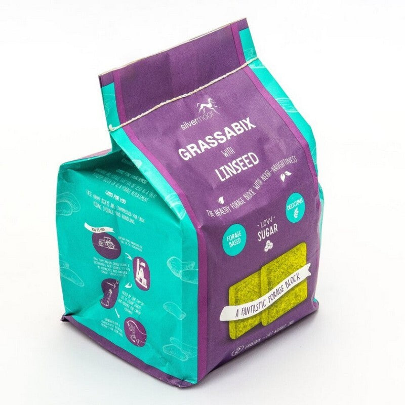 Silvermoor Grassabix with Linseed 1kg x 2