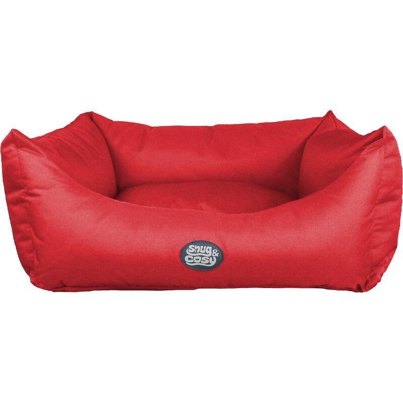 Snug & Cosy Pescara Rectangle Red Bed 53cm