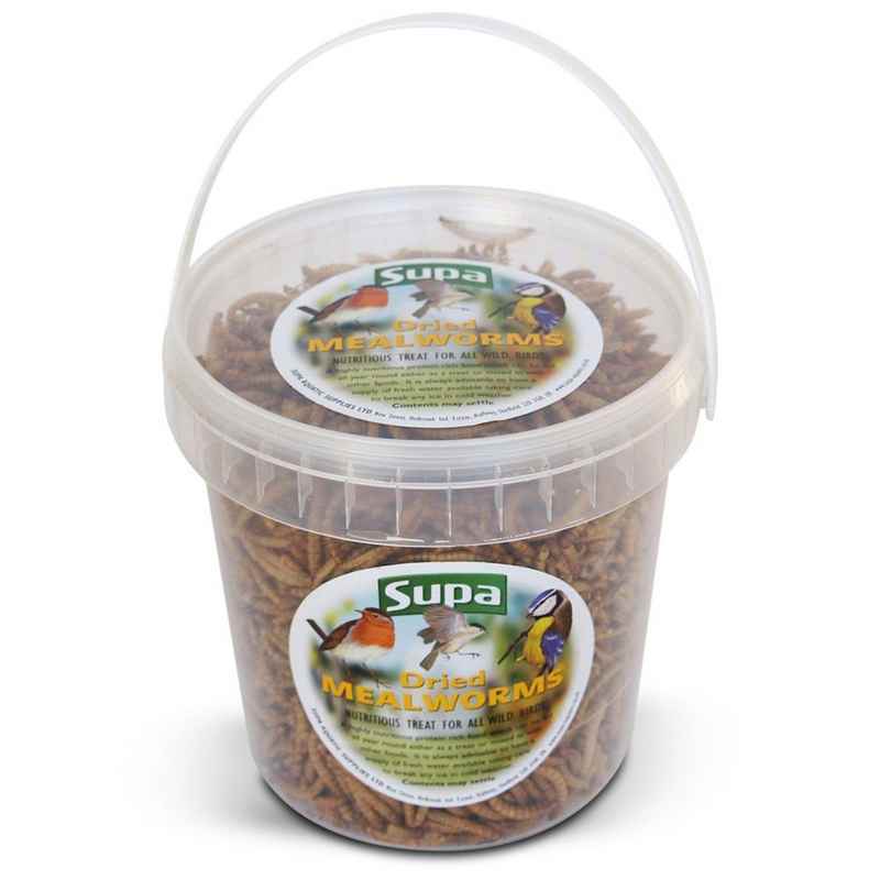 Supa Dried Mealworms 500ml x 4