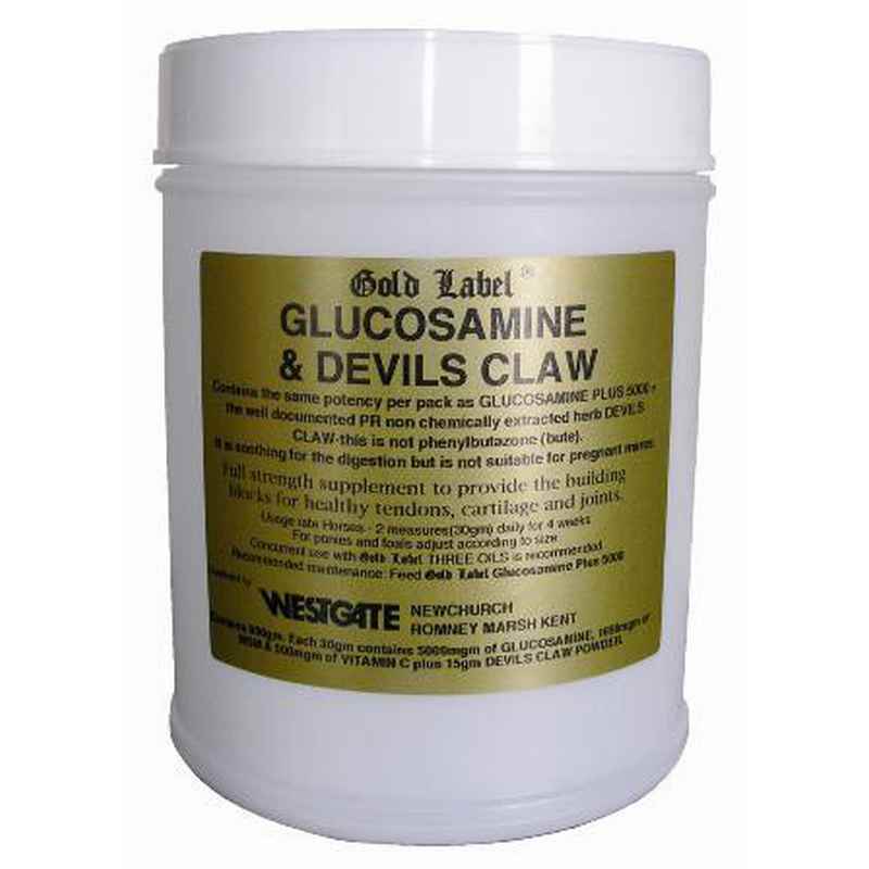 Gold Label Glucosamine & Devils Claw 900g