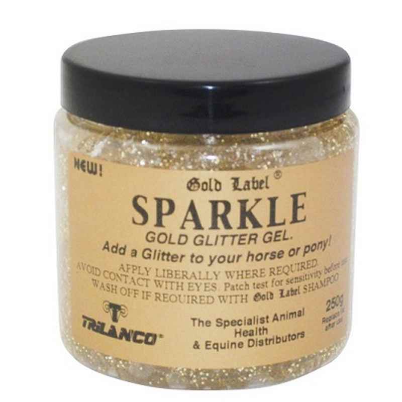 Gold Label Glitter Gel Gold 250g