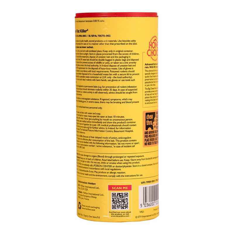 Big Cheese Rat Killer2 Grain Bait Sachet 150g
